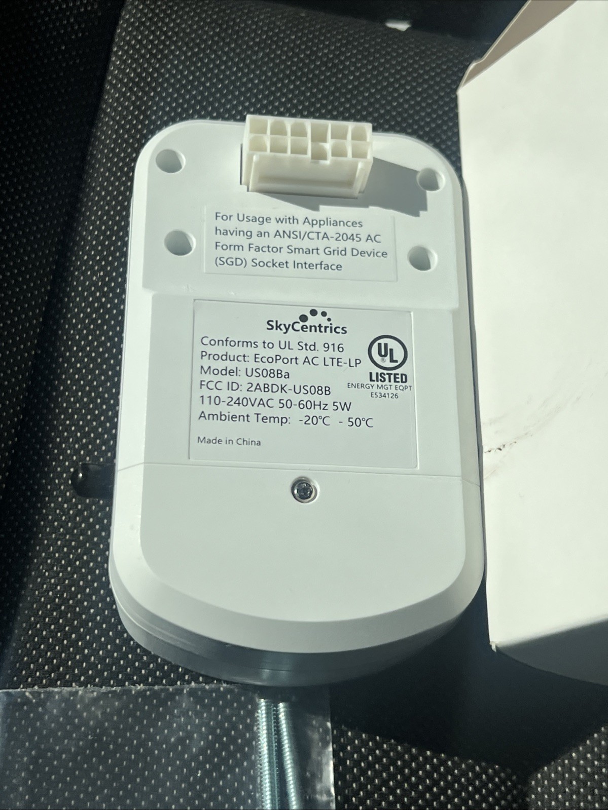 SkyCentrics AC CTA-2045 EcoPort Cellular Module Model Number: US08Ba NEW Y