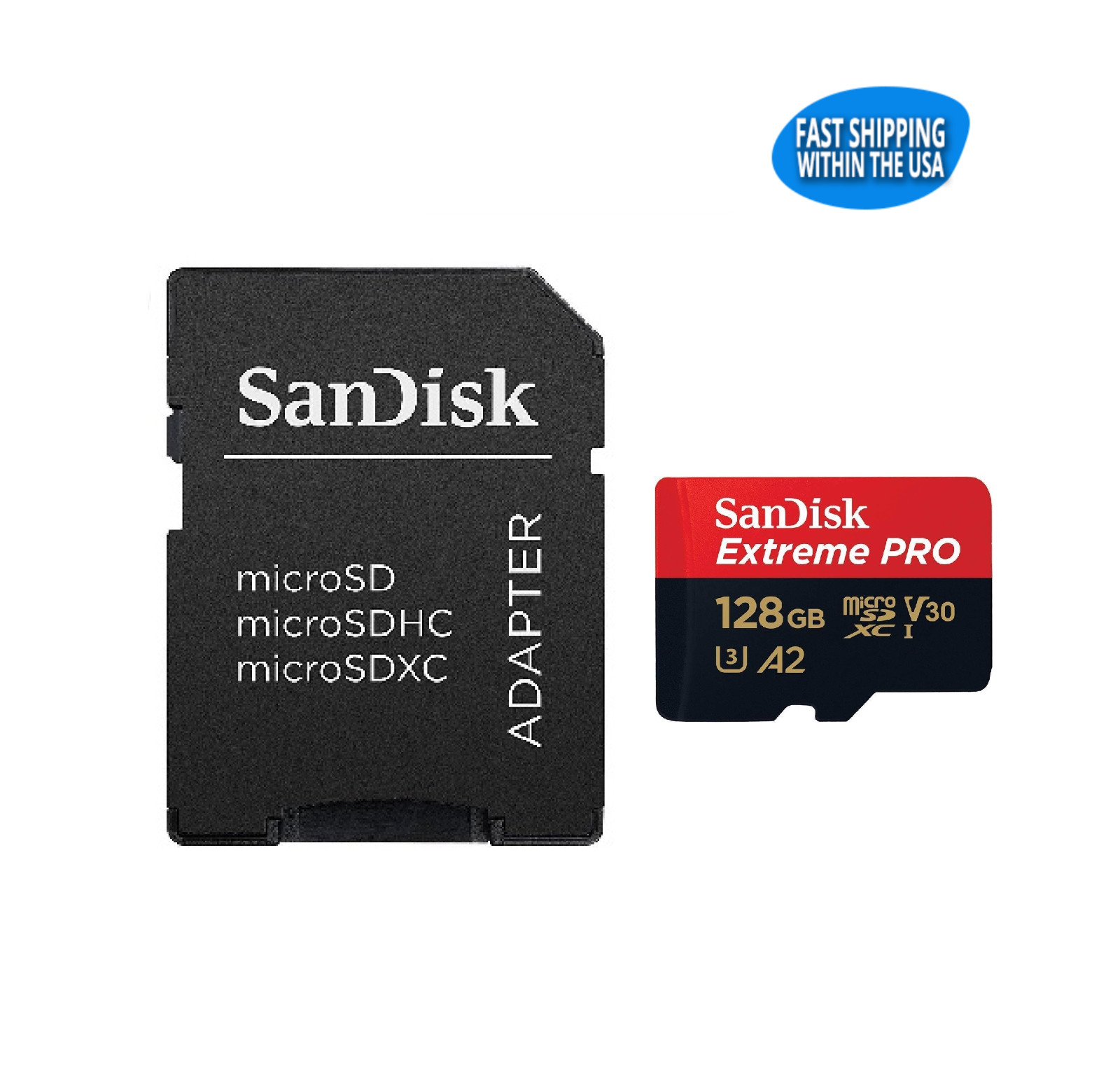 Sandisk 128GB ExtremePro MicroSD Card Insta360 X3 Sphere ONE RS ONE X2 ONE R / X