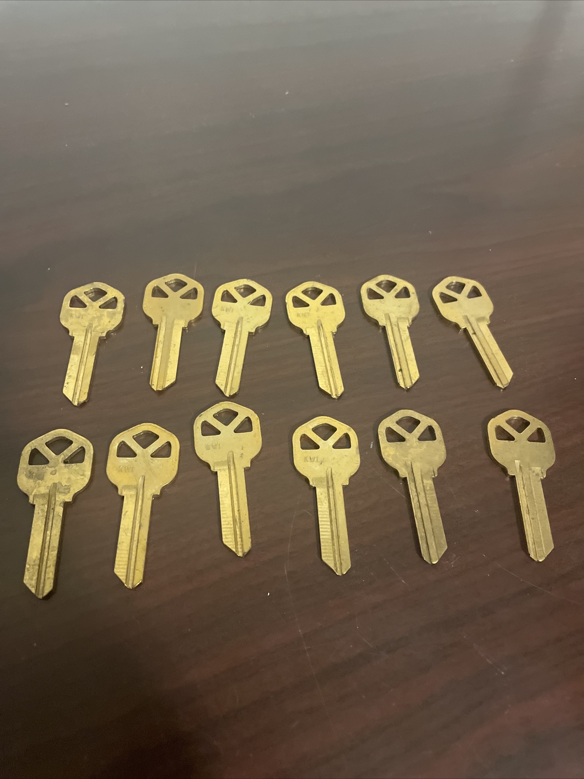 The Taylor Line KW1/54KS blank Brass keys Lot Of 12