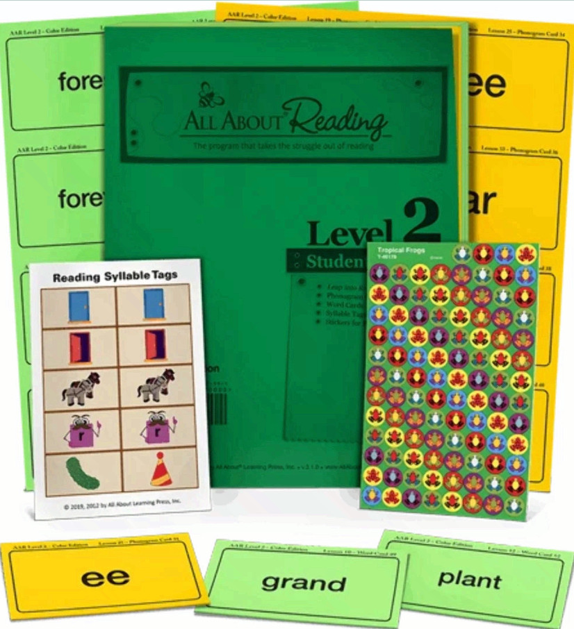 All About Reading Level 2: Complete Package (Color Edition) - FREESHIPING US