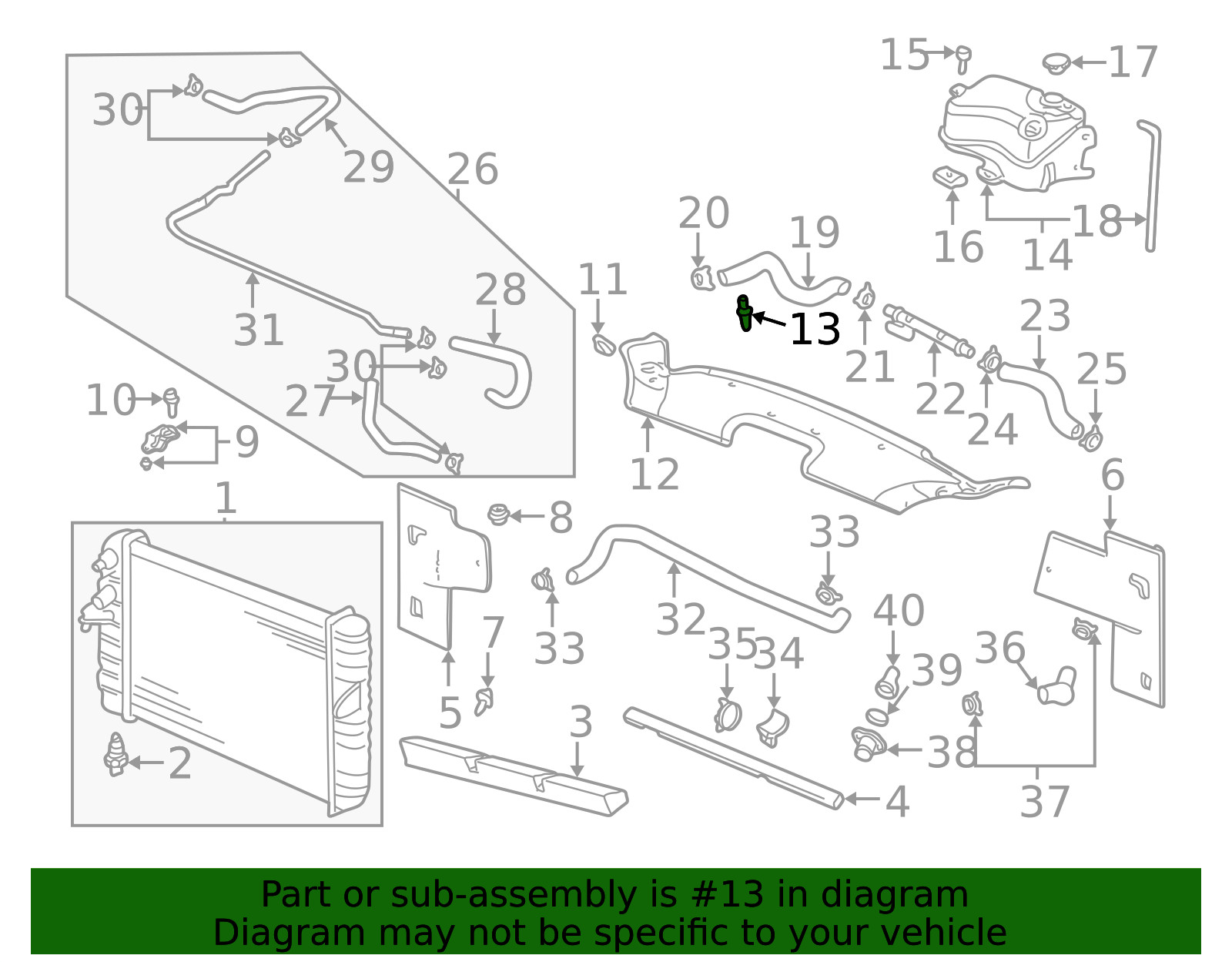 Genuine GM Sight Shield Retainer 25695687