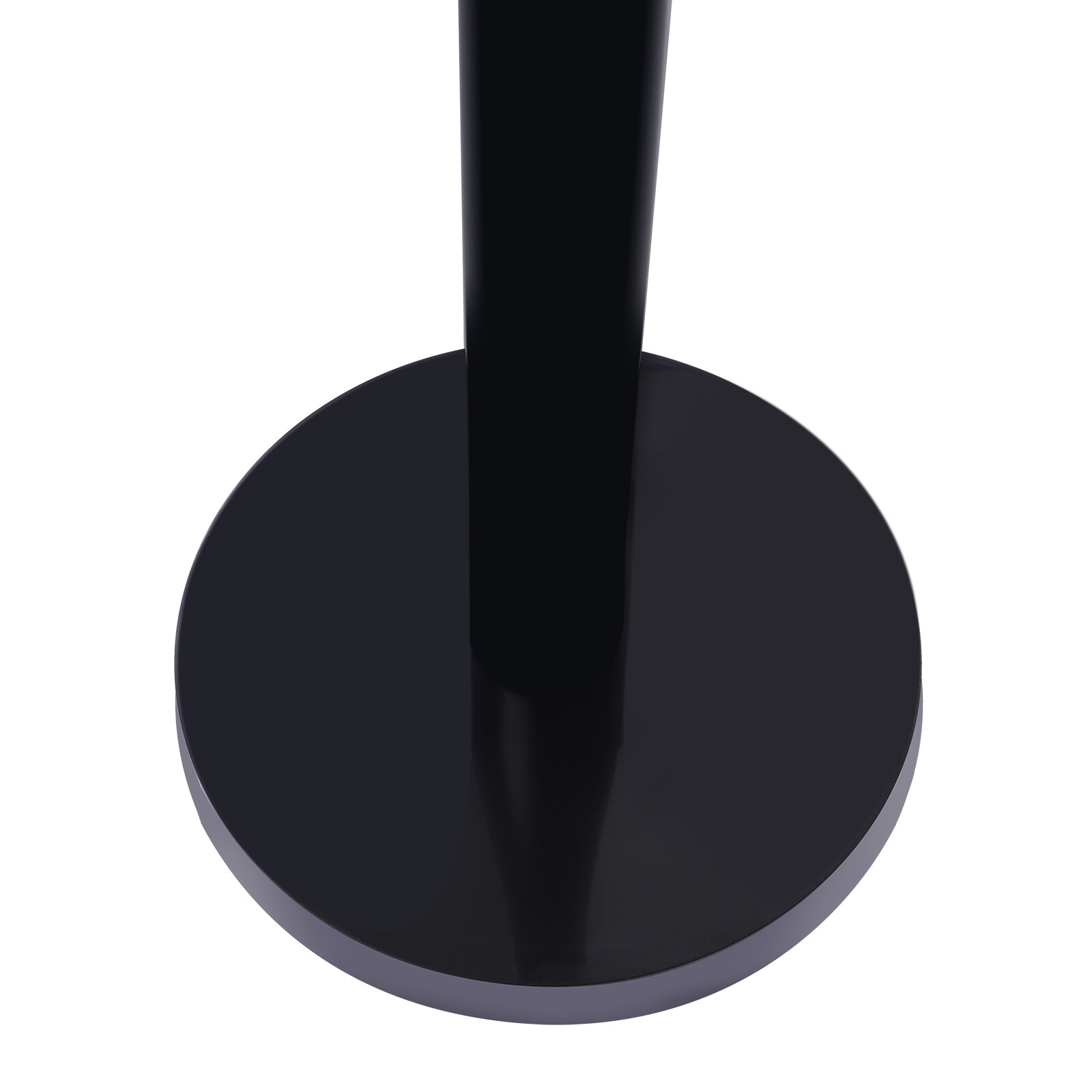4pcs Stanchion Post Crowd Control 2 Retractable Belts, With Rubber Ring Base
