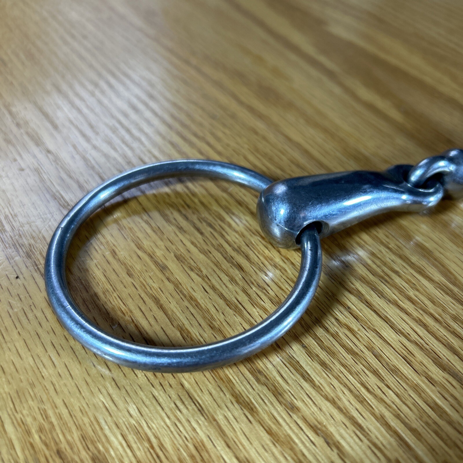 Loose Ring Snaffle Bit With Peanut 4.5" Mouthpiece Riding Bridle Bit