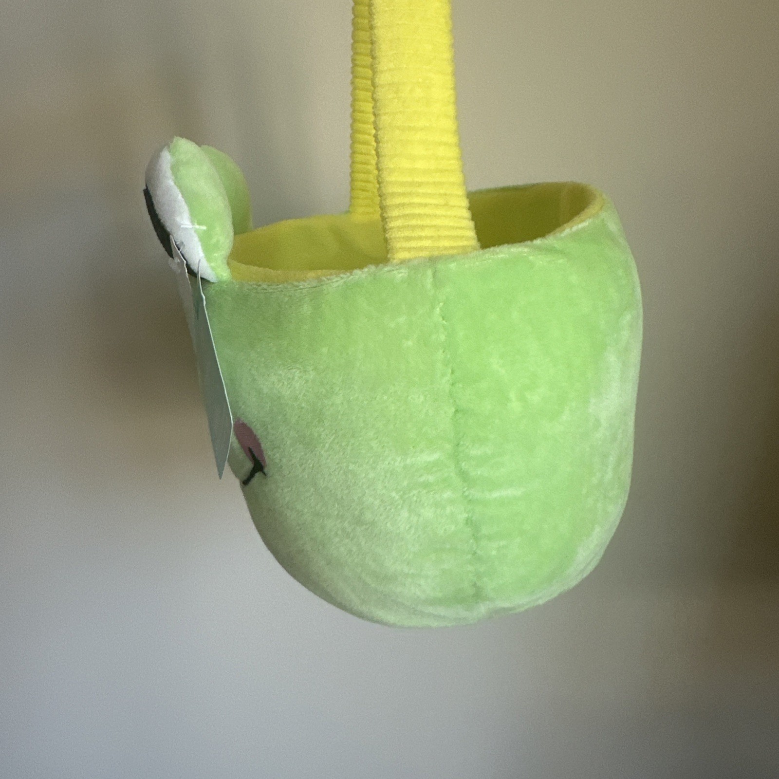 Plush Frog Basket