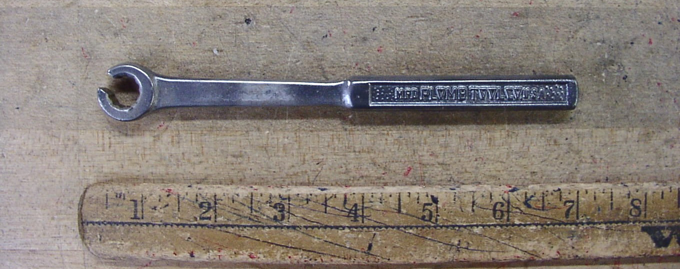 Vintage Proto 3712/Plomb Pebble Finish 3/8" X 6-9/16" Flare Nut Wrench,VGC