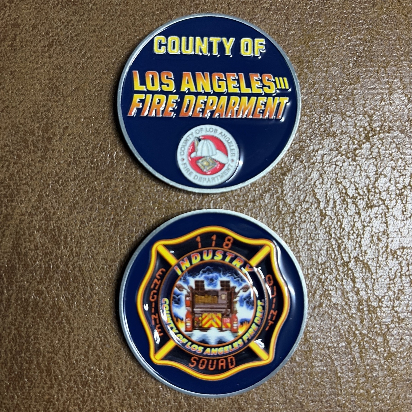 Los Angeles County Fire Department Station 118 Coin ‘Back To The Future’
