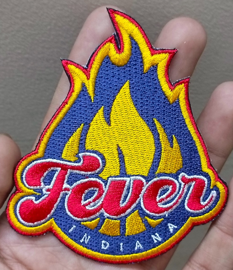 Indiana Fever WNBA Team Logo Iron On Patch - Sew Patch - Embroidered Patch