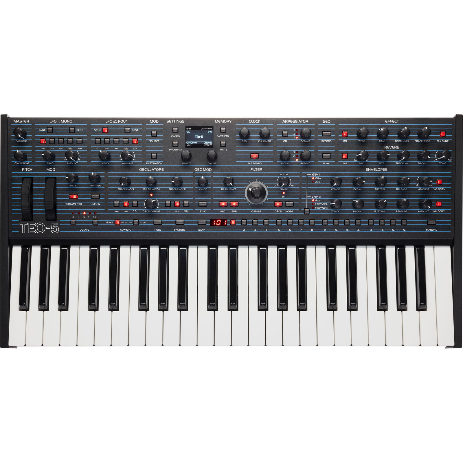 Oberheim TEO-5 Compact 5-Voice Polyphonic Synthesizer