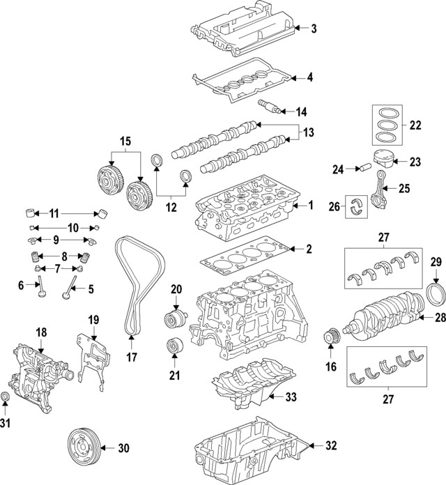Genuine GM Engine Valve Spring 55571551