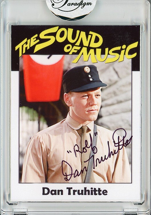 -THE SOUND of MUSIC- Dan Truhitte Signed/Autograph/Auto Certified Movie Card