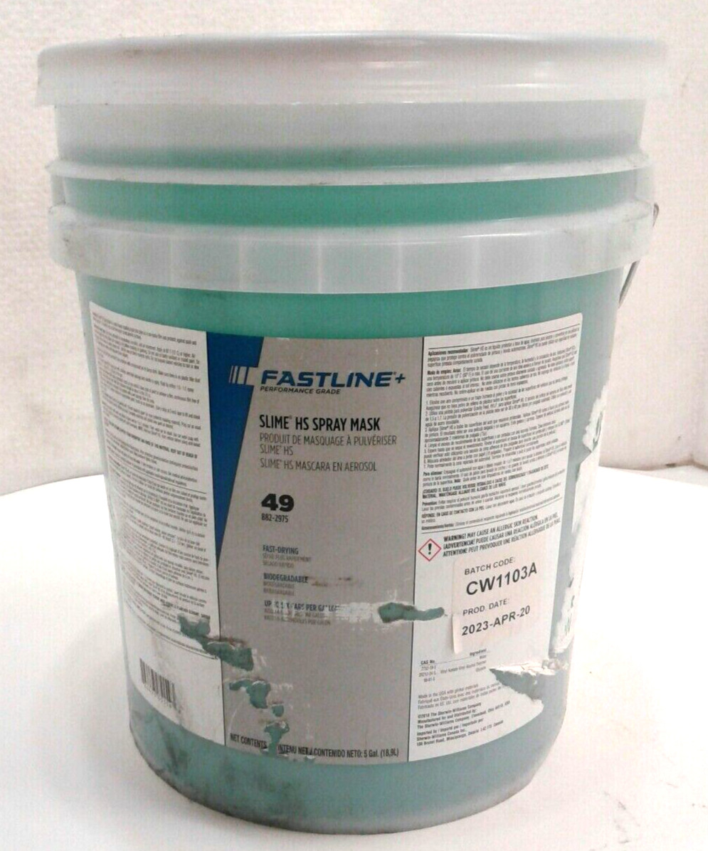 Sherwin Williams FastLine+ 49 882-2975 Slime HS Spray Maskant Fast Drying 5 Gal