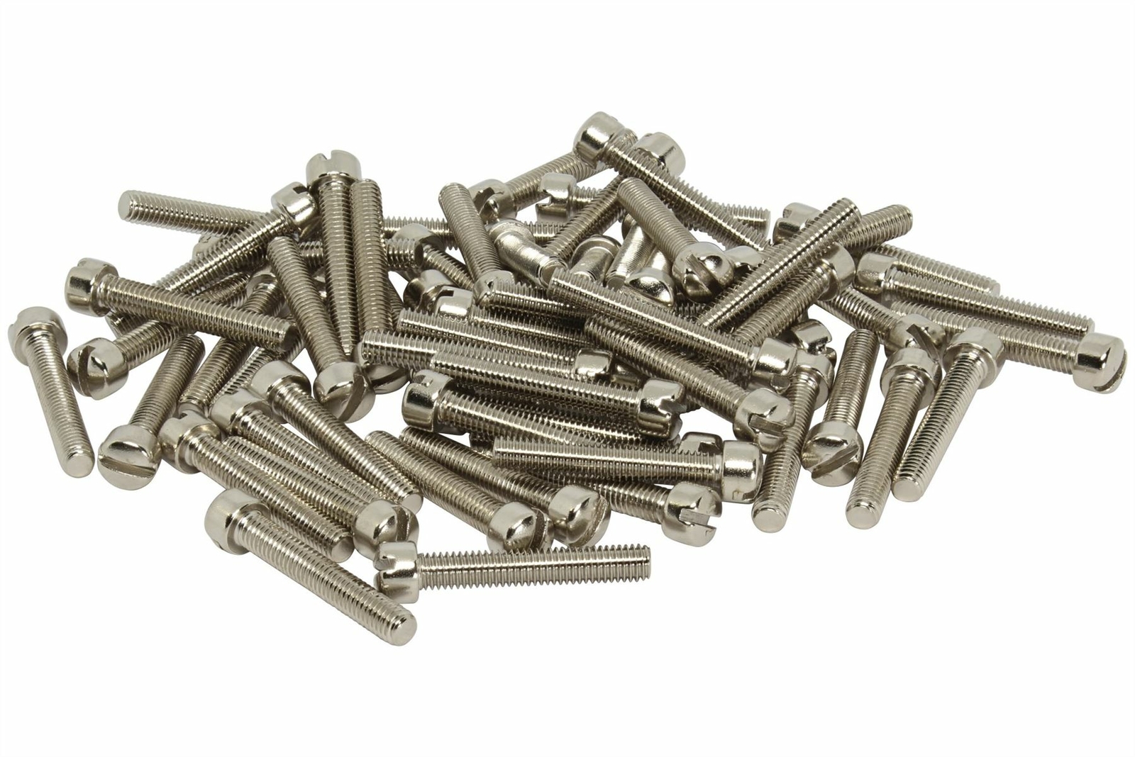 Humbucker P90 Metric M3 Fillister Pole Screws Nickel plated Qty 60