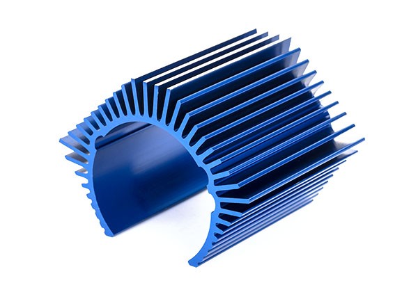 Traxxas 1/6 XRT Race Truck * Velineon 1200XL Low Profile Aluminum Heat Sink, Blu