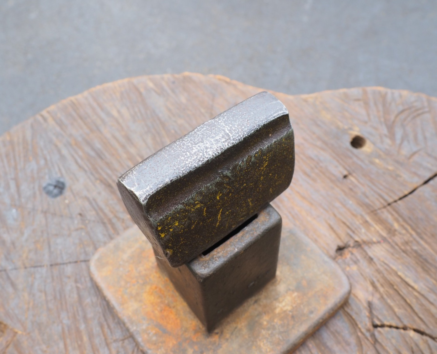 NICE 3/4" BOTTOM FULLER 7/8" HARDY BLACKSMITH ANVIL FORGE BLADESMITH KNIFE TOOL