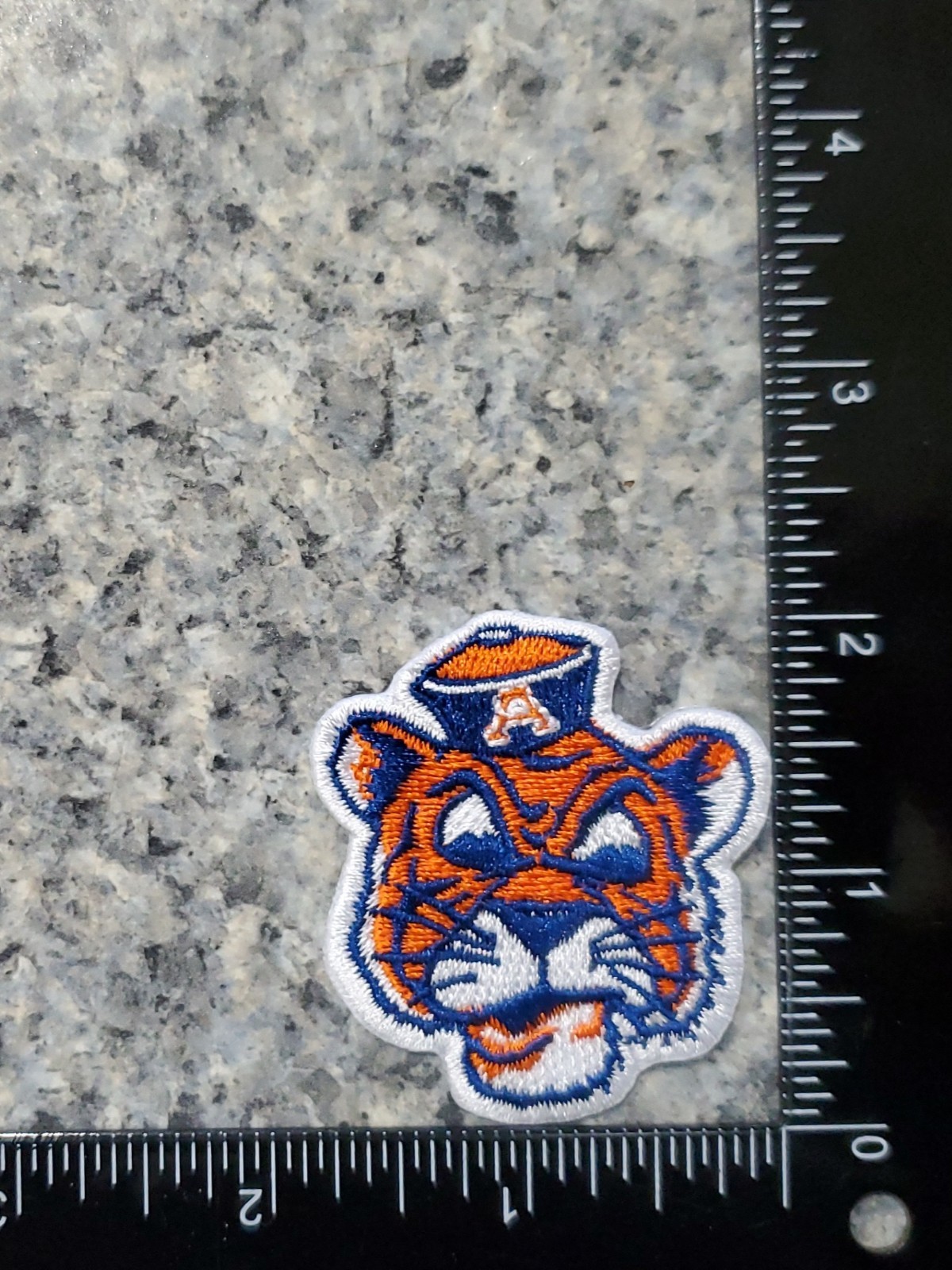 Auburn Tigers Vintage Style Patch. Iron On. 2"