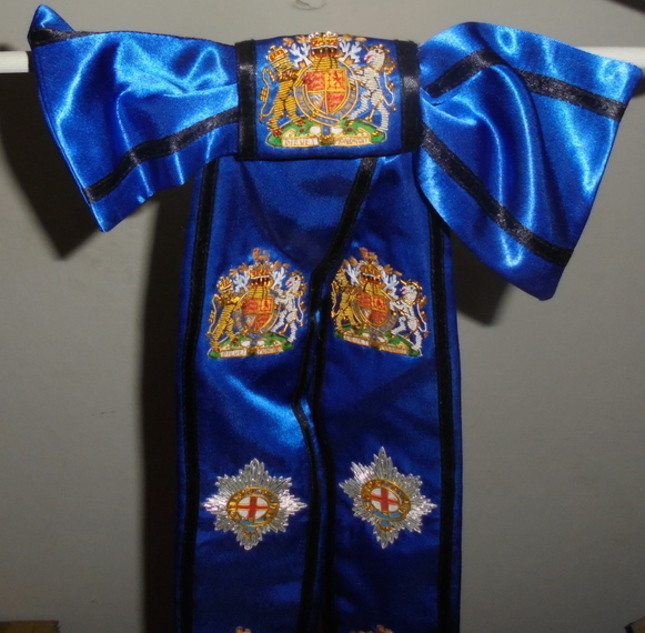 British Britain Flag Banner Battle War Streamer Garter Crest Knight BEF HMS RAF