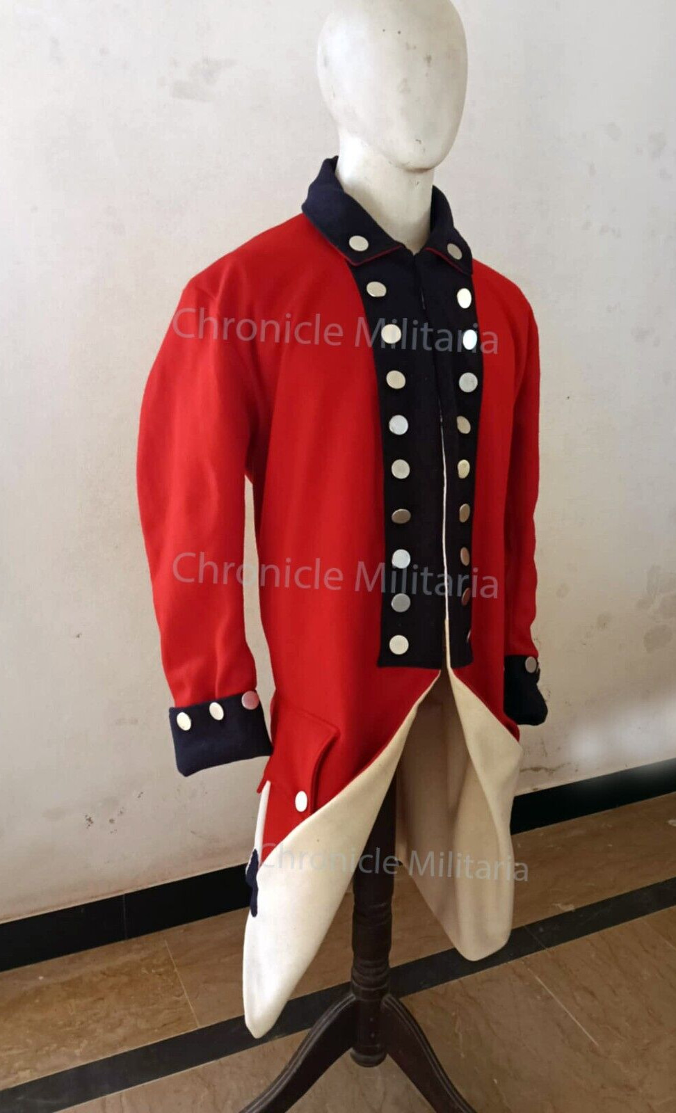 Revolutionary war fife and drum red coat ,18th century coat