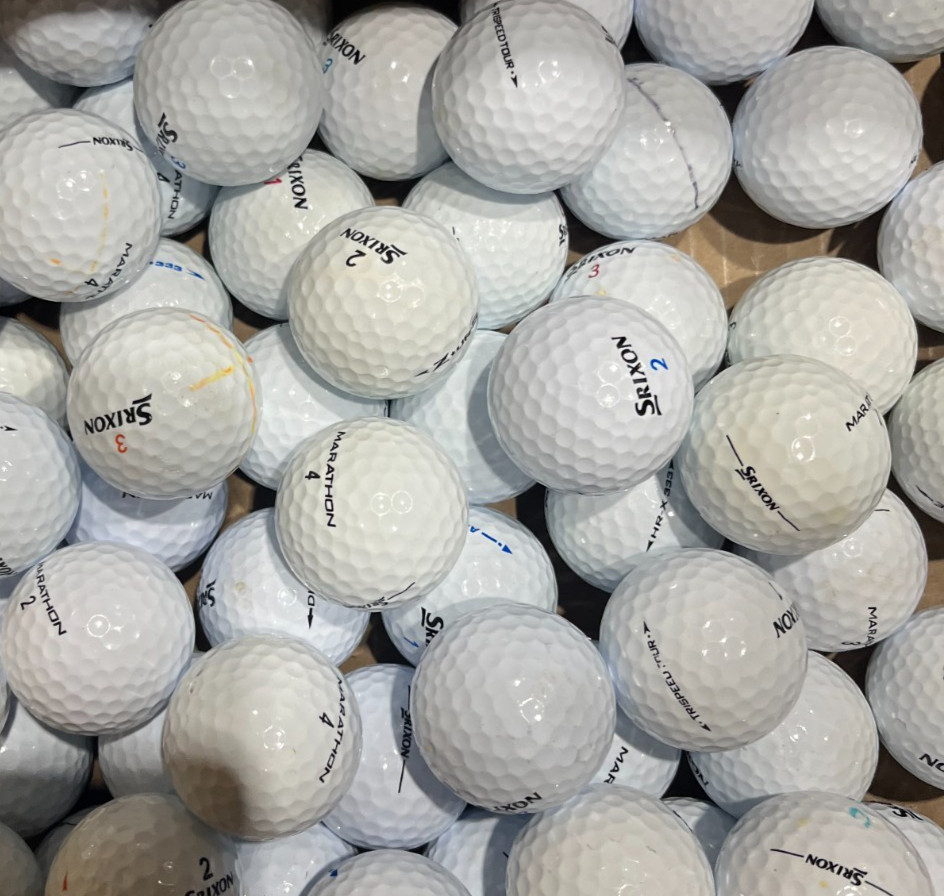 Srixon Mix 36 Pack White Used Golf Balls AAA 3A Bulk Recycled Balls