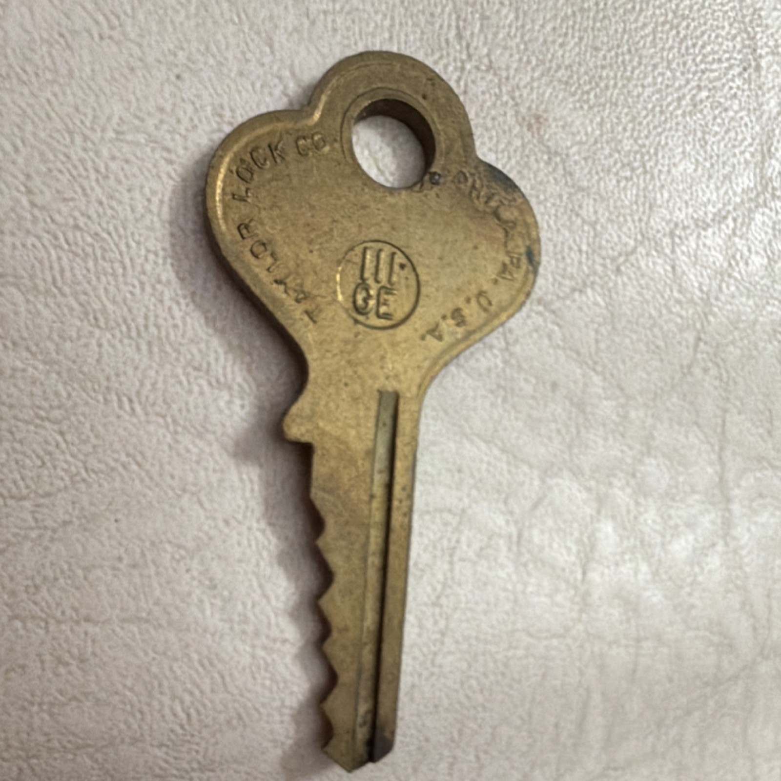 Taylor Lock Co. FL 239 Brass Key Blank Residential Commercial 5-Pin