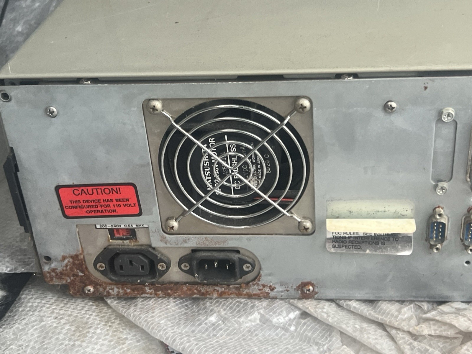Vintage Northgate computer CPU Shell components floppy as is untested