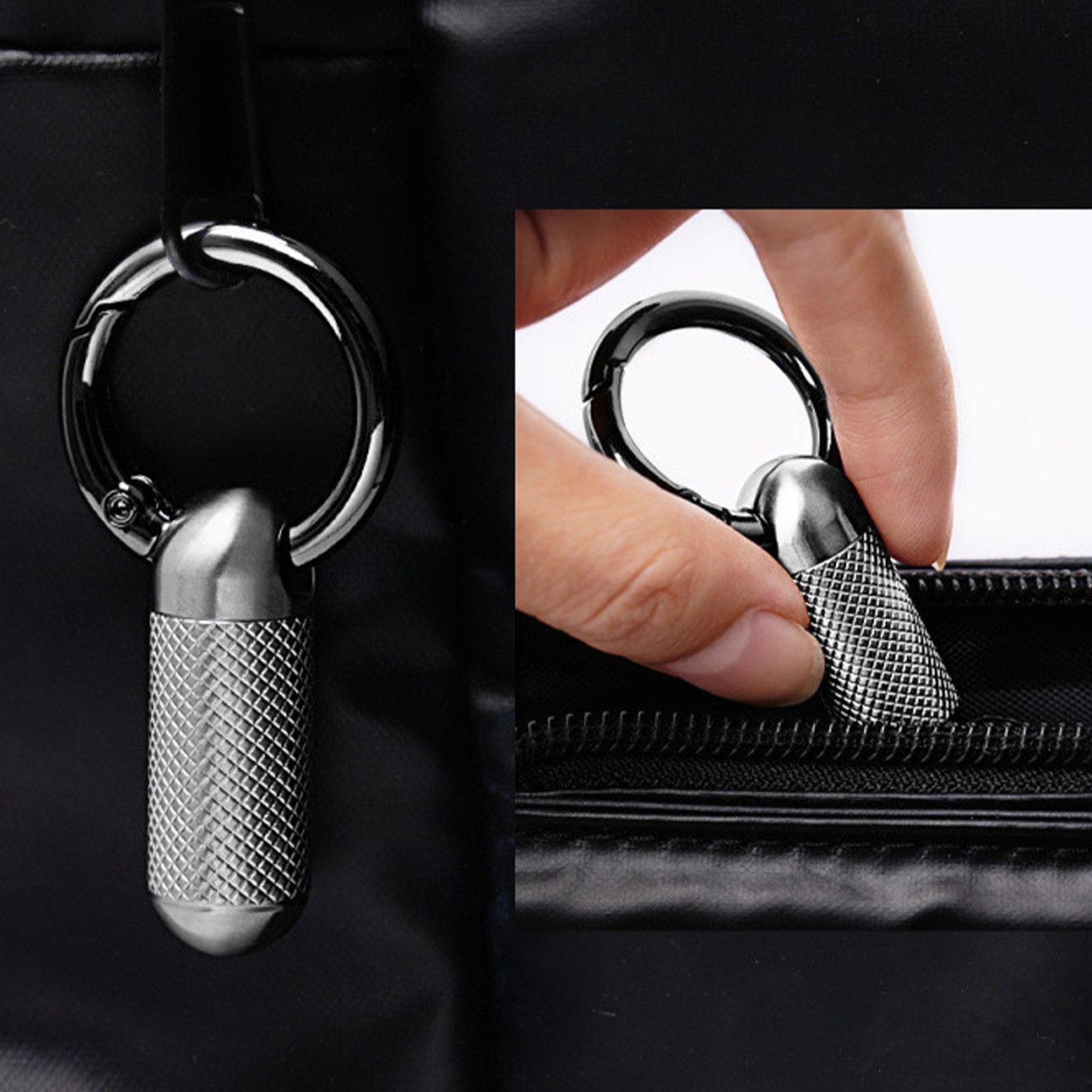 Mini Titanium Waterproof Emergency Capsule Box Pill Case Keychain Pendant Bottle