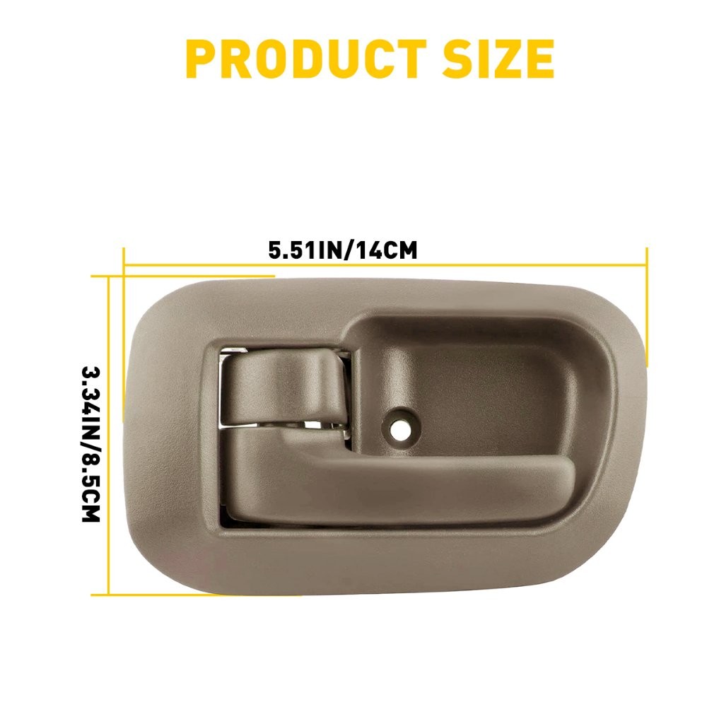 Door Handle Beige Interior Inside Front Left LH Driver Side for 98-03 Sienna