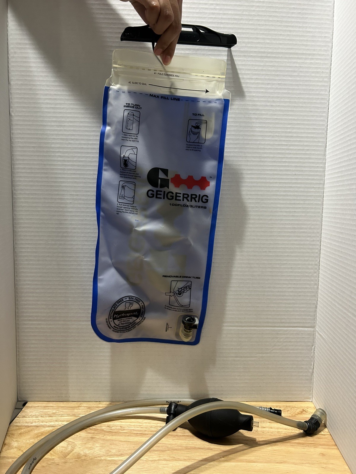 Geigerrig Backpack Hydration Pack RIG 1600 w/ Bladder Bag - Excellent Condition
