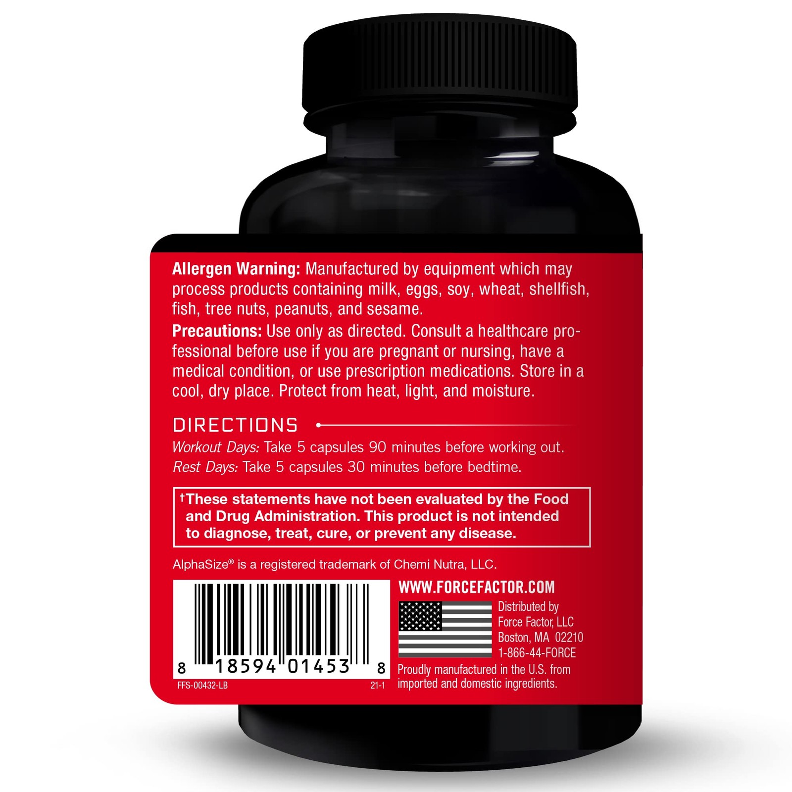 Force Factor Prime HGH Secretion 75 Count (Pack of 2), Red (Packaging)