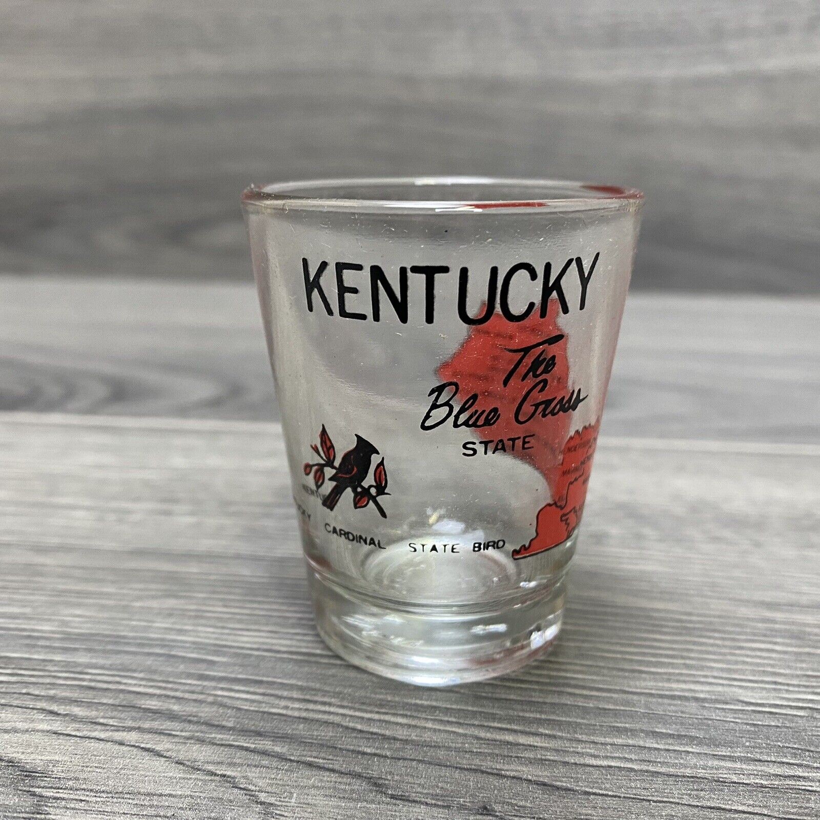 Kentucky State SHOT GLASS Whiskey Shot Glass Souvenir