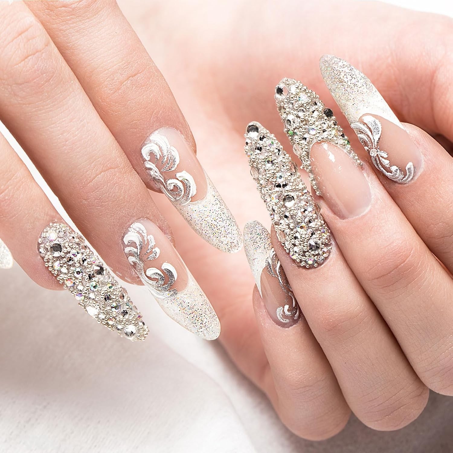 Self-Adhesive Yellow Gem Stickers: Sparkling Rhinestones for