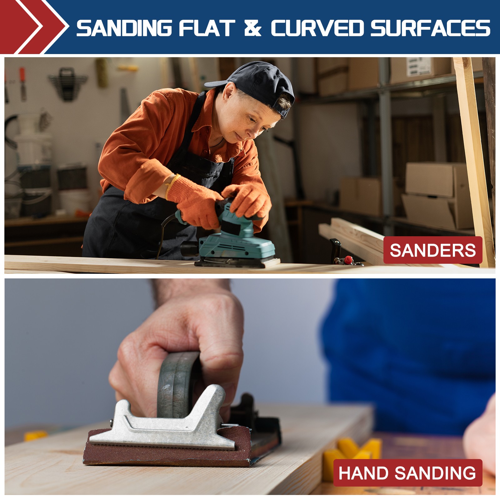 5pcs Sand Papers - [4.2 x 11 Inch x 180 Grits] Wet Dry Sandpaper Sheets