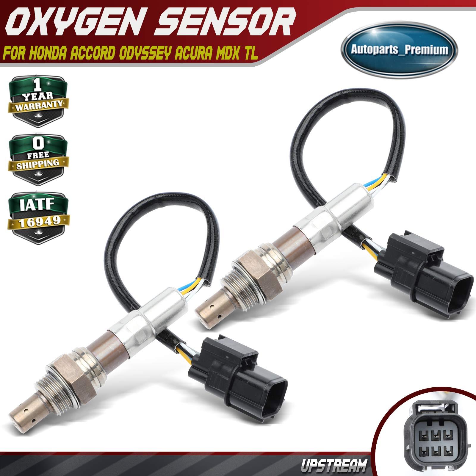 2x Upstream Front & Rear O2 Oxygen Sensor for Honda Accord Odyssey Acura MDX TL