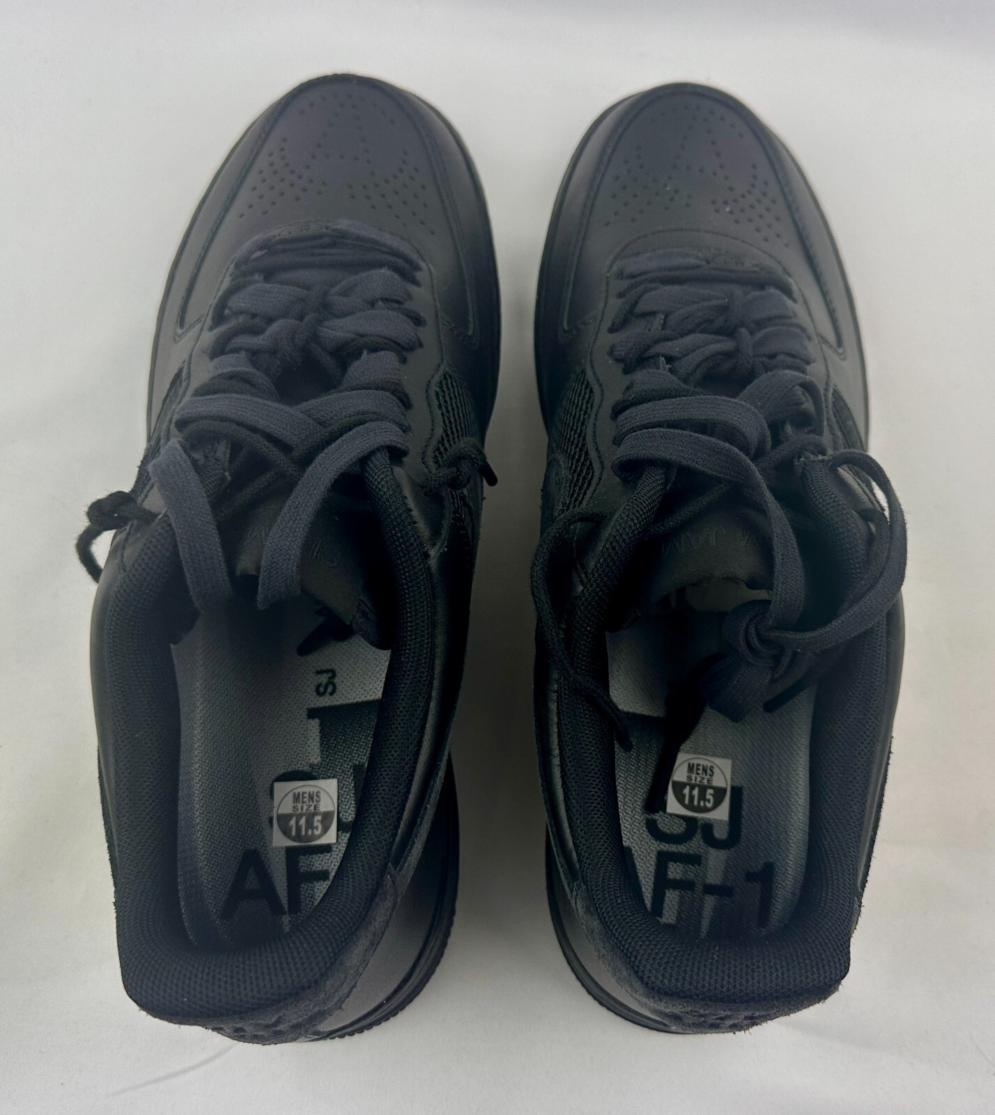 Nike Air Force 1 Low SP Slam Jam Black Off Noir DX5590-001 Sneakers Mens Sz NIB