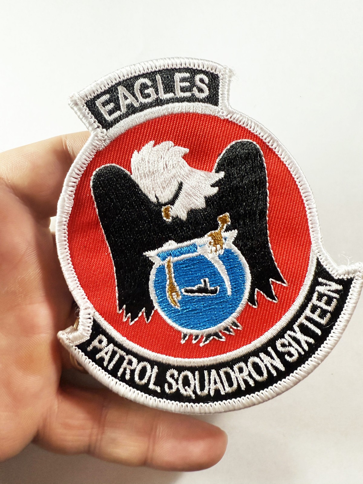 VP-16 War Eagles Squadron Patch – Iron On/ Sew On, Embroidered, 4 Inch