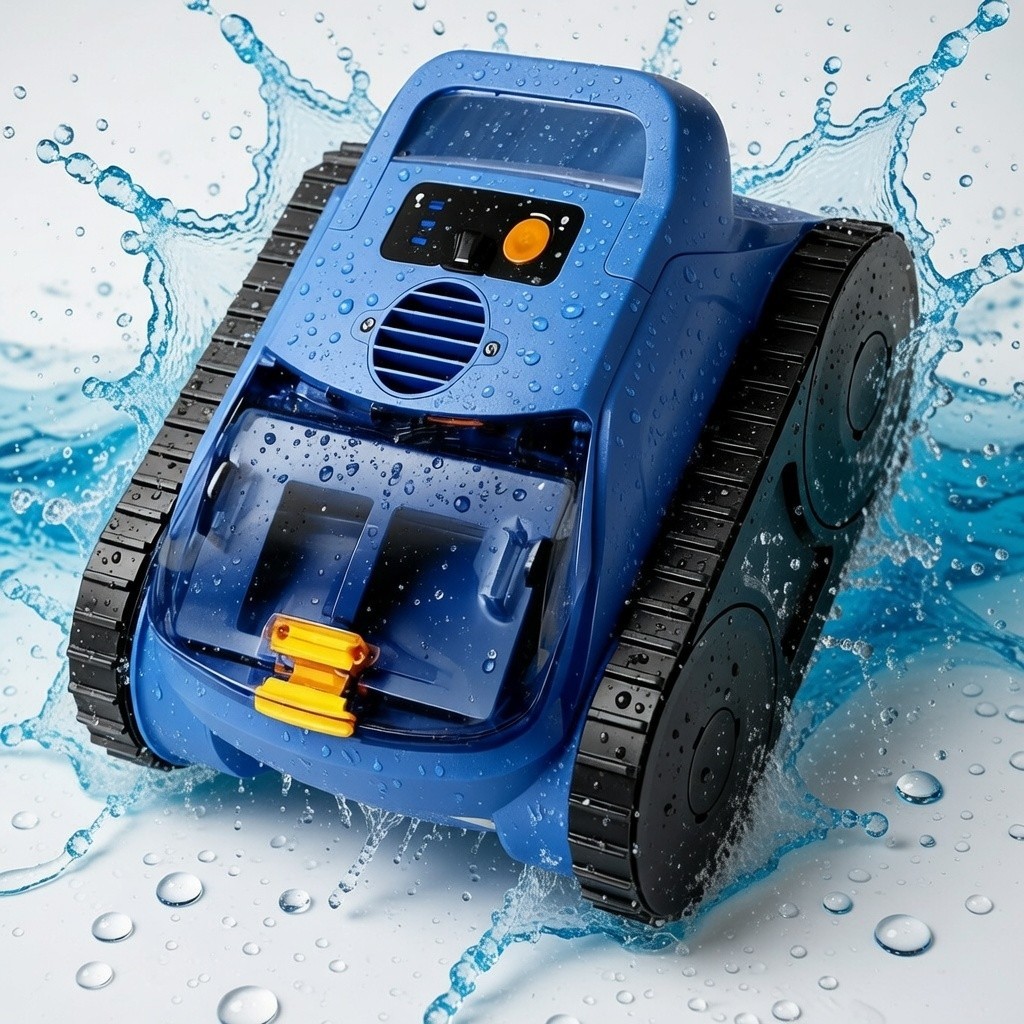 Cordless Robotic Pool Cleaner Pool Vacuum for Inground Pools Up to 2150 Sq.ft