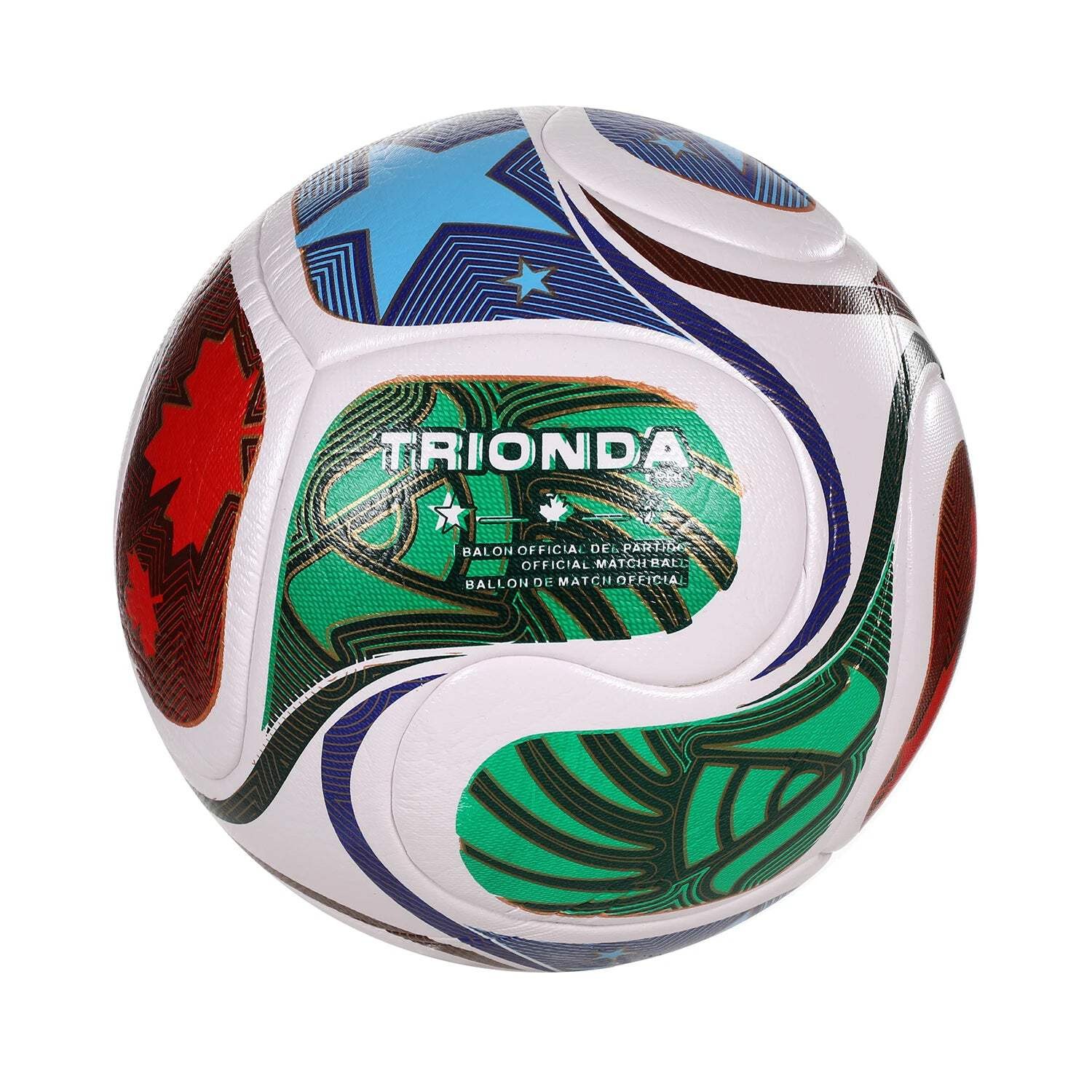 Official Size 5 Soccer Ball Seamless PU Material Wear Resistant Training