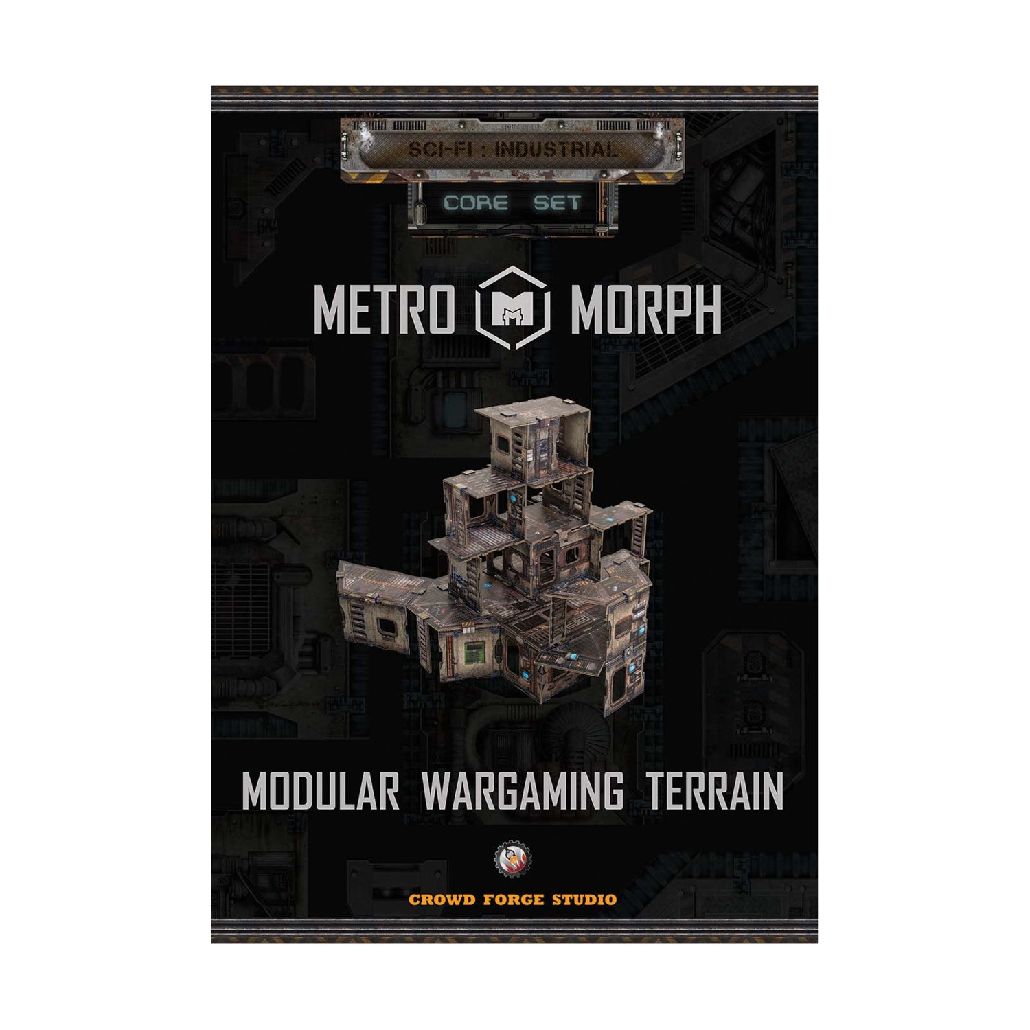 Crowd Forge Terrain Sci-Fi Industrial - Core Set VG+/NM