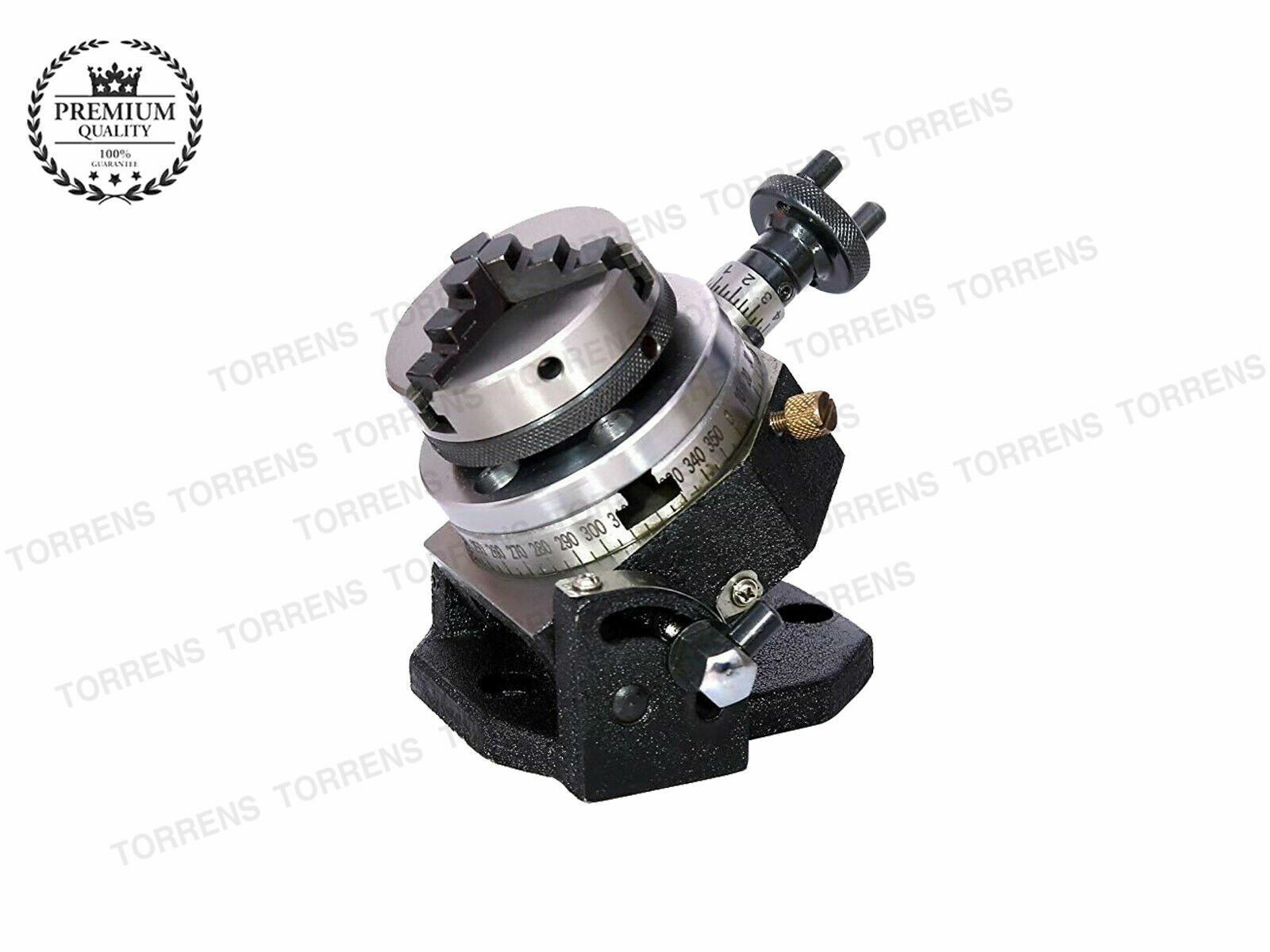 3" 80mm Tilting Rotary Table+ 3Jaw Self centering 65mm -2" Chuck+ Back Plate…HQ1