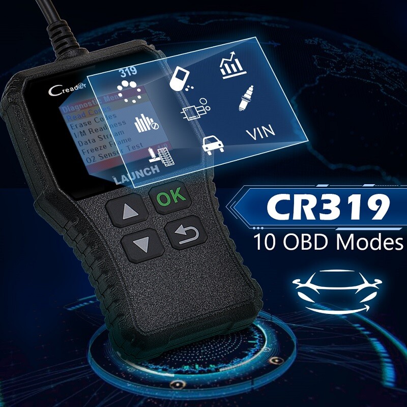 LAUNCH Automotive OBD2 Diagnostic Scanner Car Check Engine Light OBD Code Reader