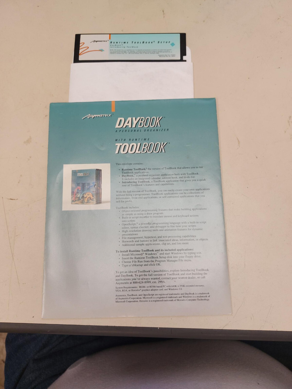 Vintage Microsoft Windows 3.0 For DOS 5.25" Disk + bonus