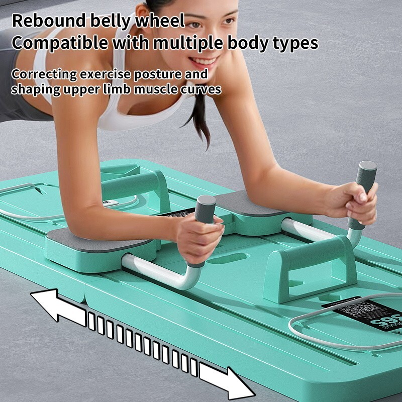 5 in 1 Multi-Functional Foldable Pilates Skateboard,Pilates Reformer Board