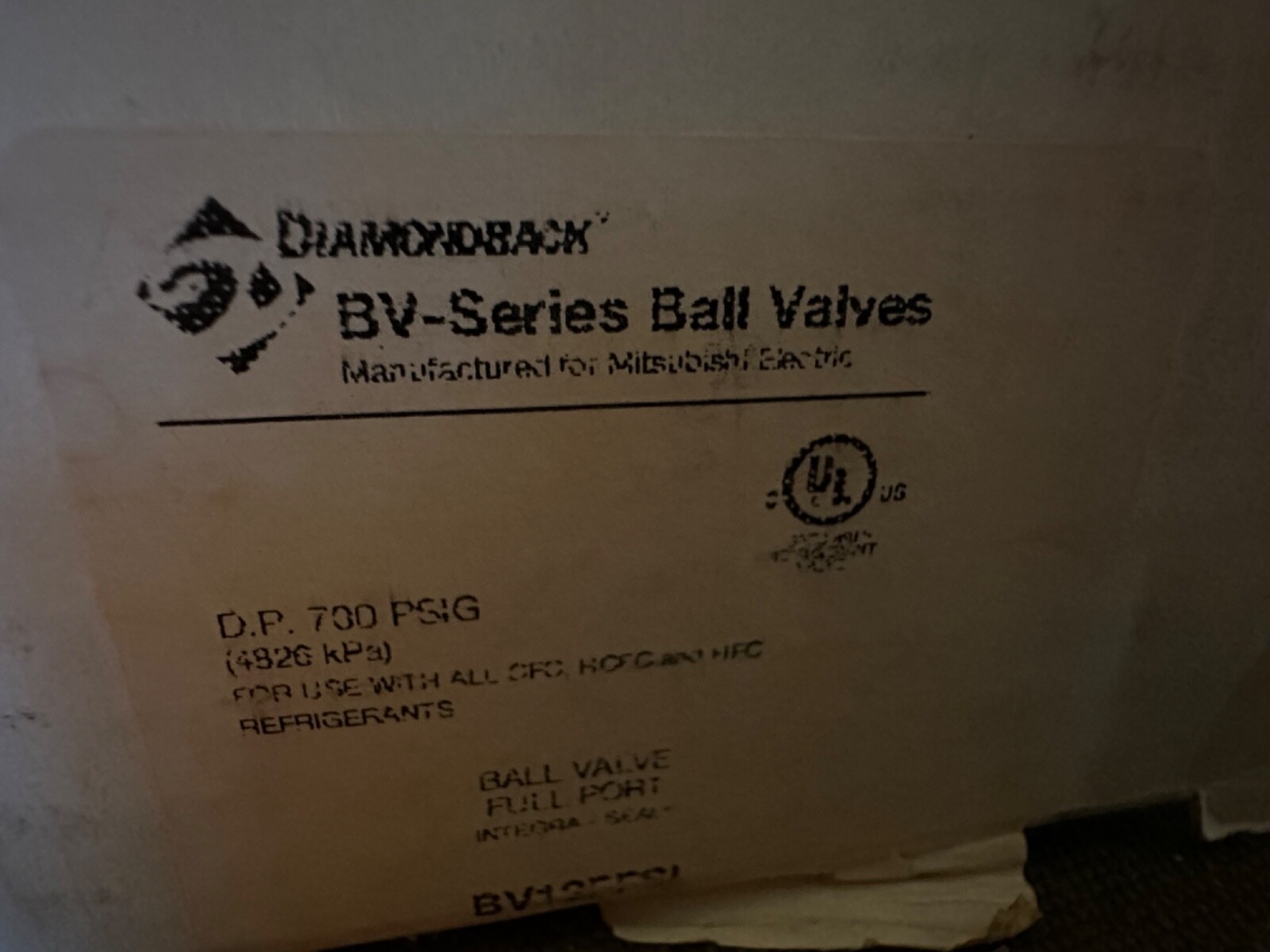 MITSUBISHI BV SERIES BALL VALVE FULL PORT BV12FFSI