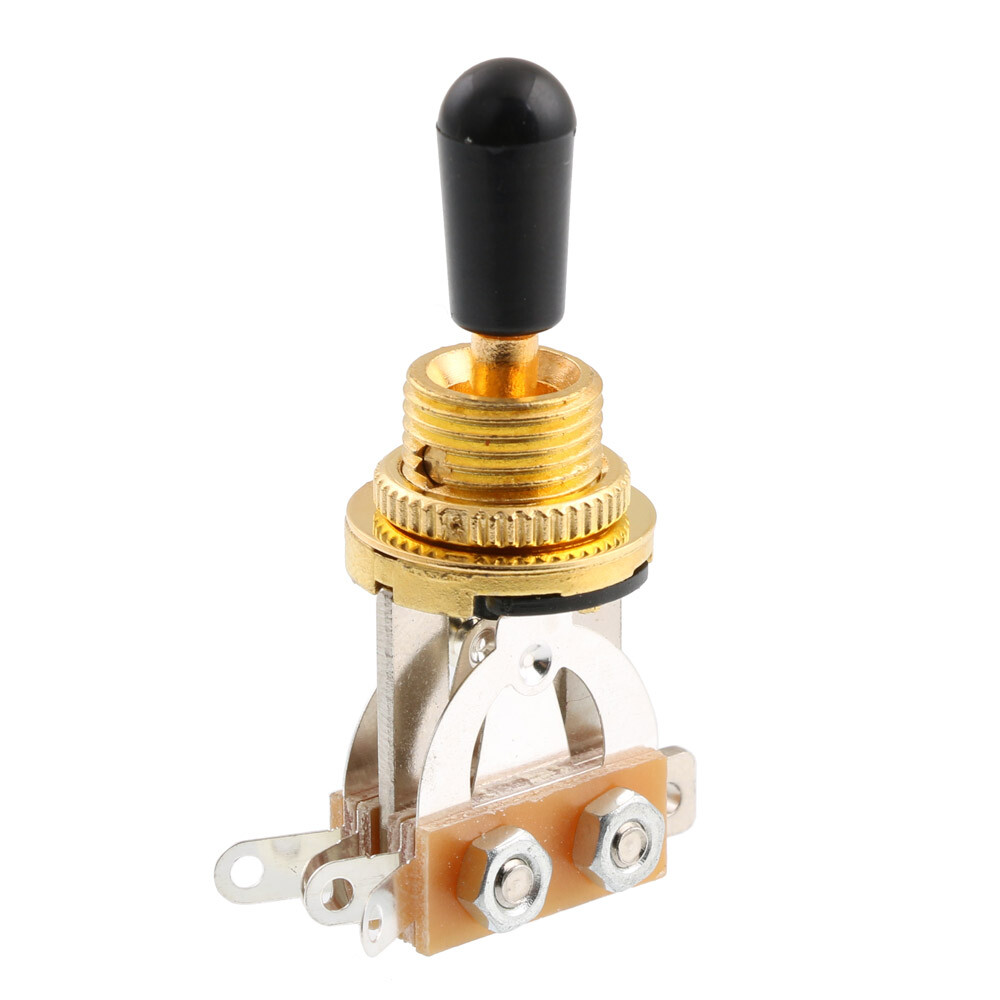 10PCS Gold Deluxe 3-Way Guitar Pickup Selector Switch Guitar Toggle Switch