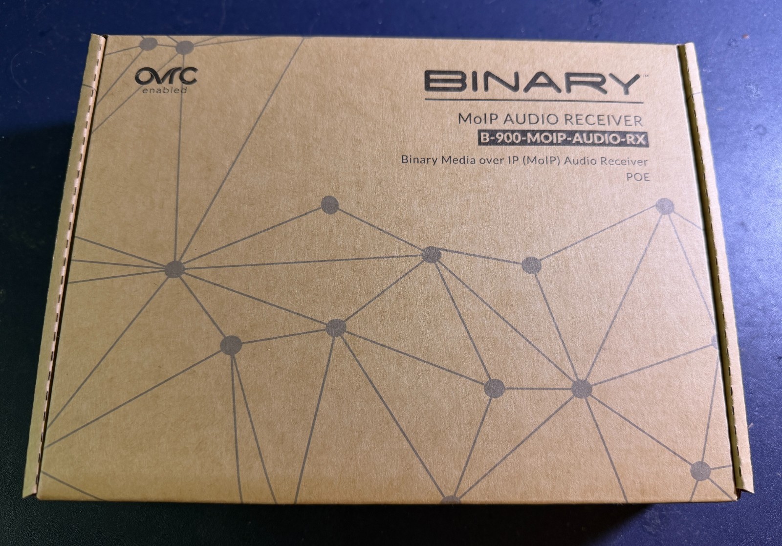 Brand New - Binary B-900-MOIP-AUDIO-RX MoIP Audio Receiver Media over IP POE