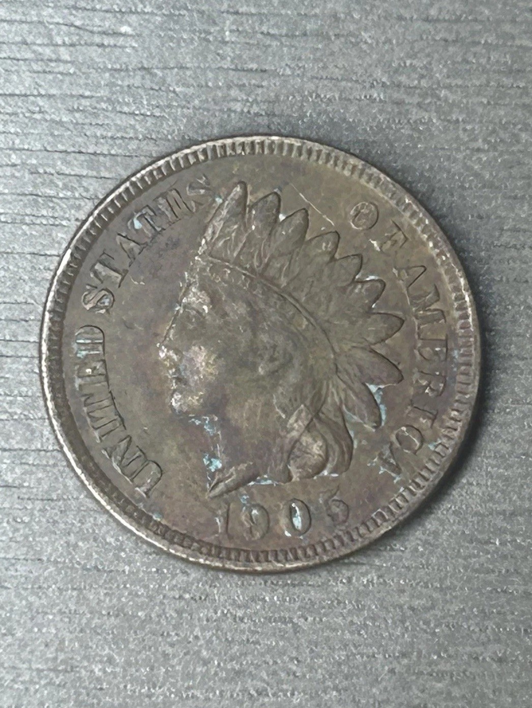 1905 Indian Head Cent Extremely Fine Condition Exact Coin Imaged #E77