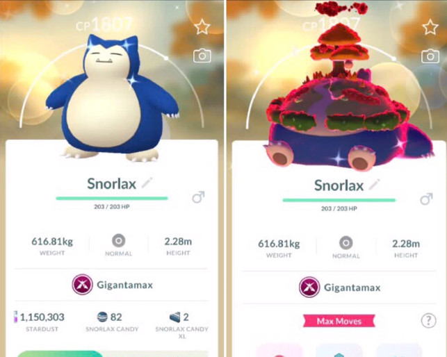 Pokémon Go ✨ Shiny Gigantamax Snorlax ✨ Mini PTC