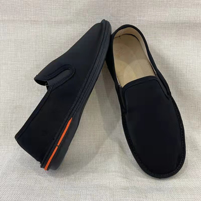 Chinese Traditional Shoes Men Martial Art Kung Fu Tai Chi Rubber Sole Cloth Shoe