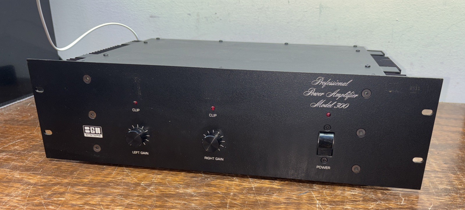 BGW Model 300 Stereo Professional Power Amplifier - AS IS - Untested -Good Shape