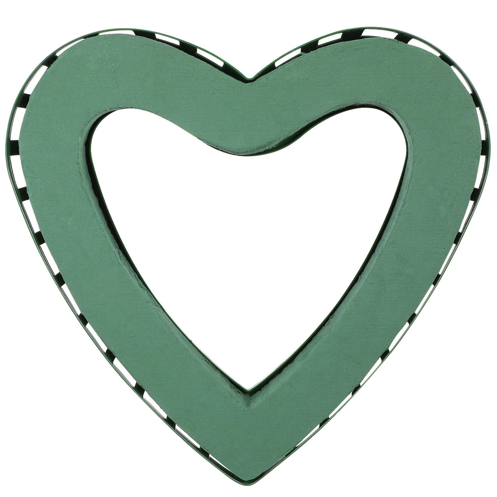 Heart Shaped Floral Holder Suction Cup 15.74x15.35x1.77 Inch Flower Rack Wed