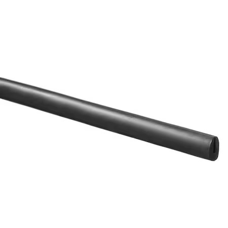 Zoro Select Ztrim-383 Rubber Edging, Neoprene, 10 Ft Length, Non-Adhesive,